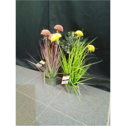 PLANTA PVC METAL 28X28X60