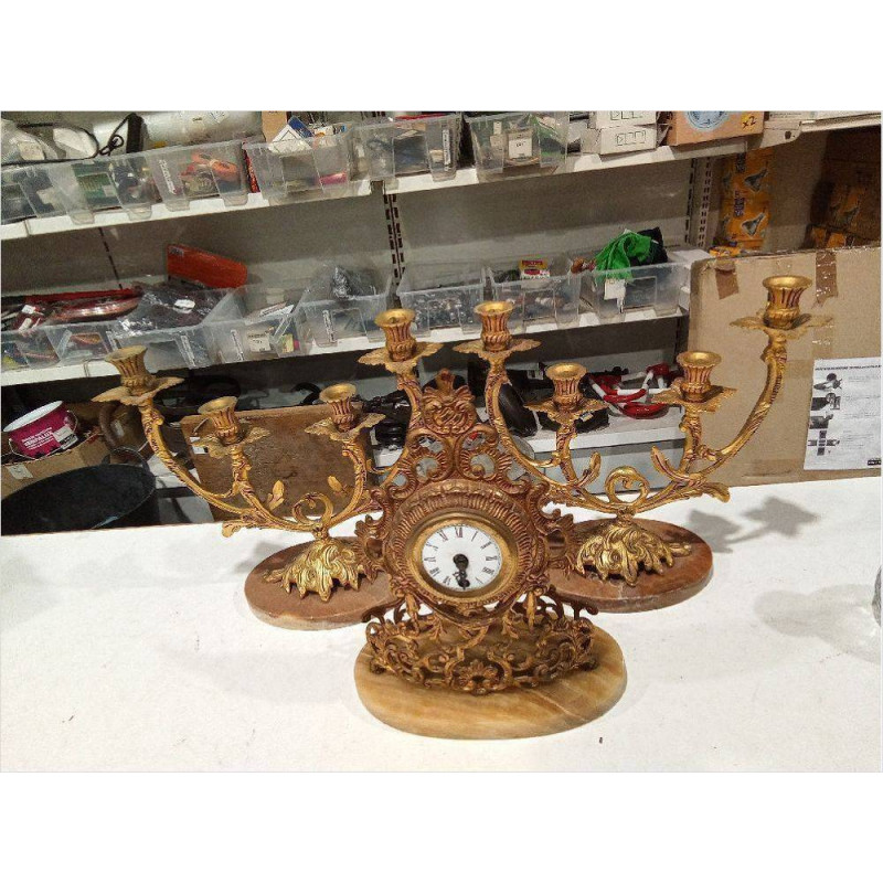 CONJUNTO RELOJ CANDELABROS 