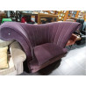 SOFA MARIPOSA FUCSIA 2 PLZS ATERCIOPELADO 