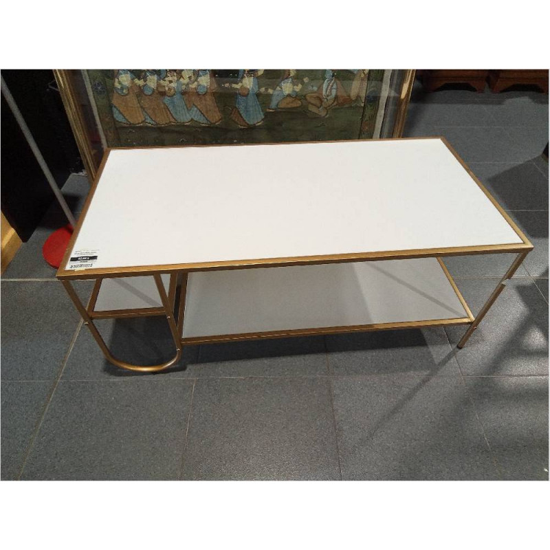 MESA DE CENTRO METAL 110X55X45 DORADO