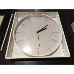 RELOJ PARED BEIGE 