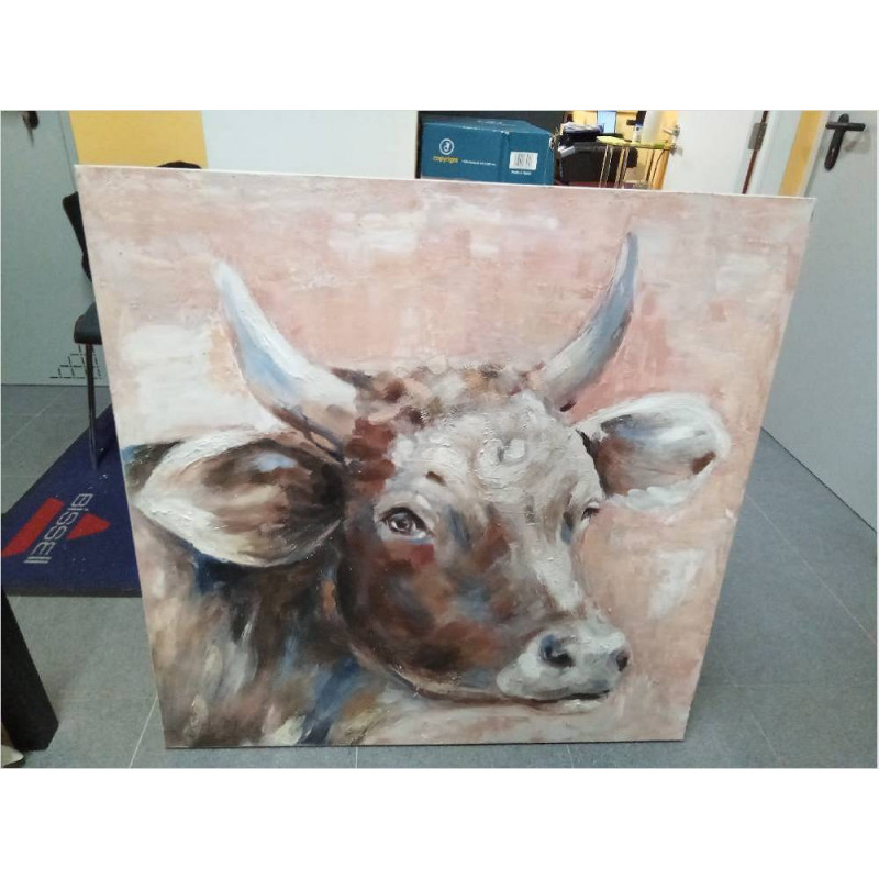 LIENZO VACA 100X100