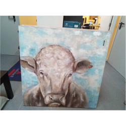 LIENZO VACA 100X100