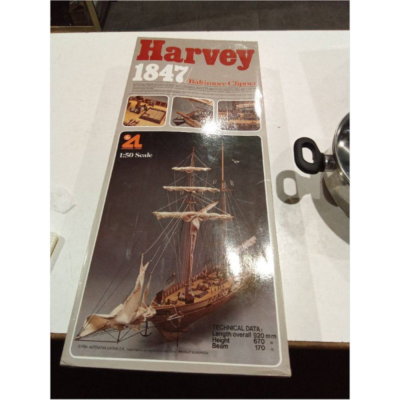 MAQUETA HARVEY 1847 BALTIMORE CLIPPER 1:50 ESCALA