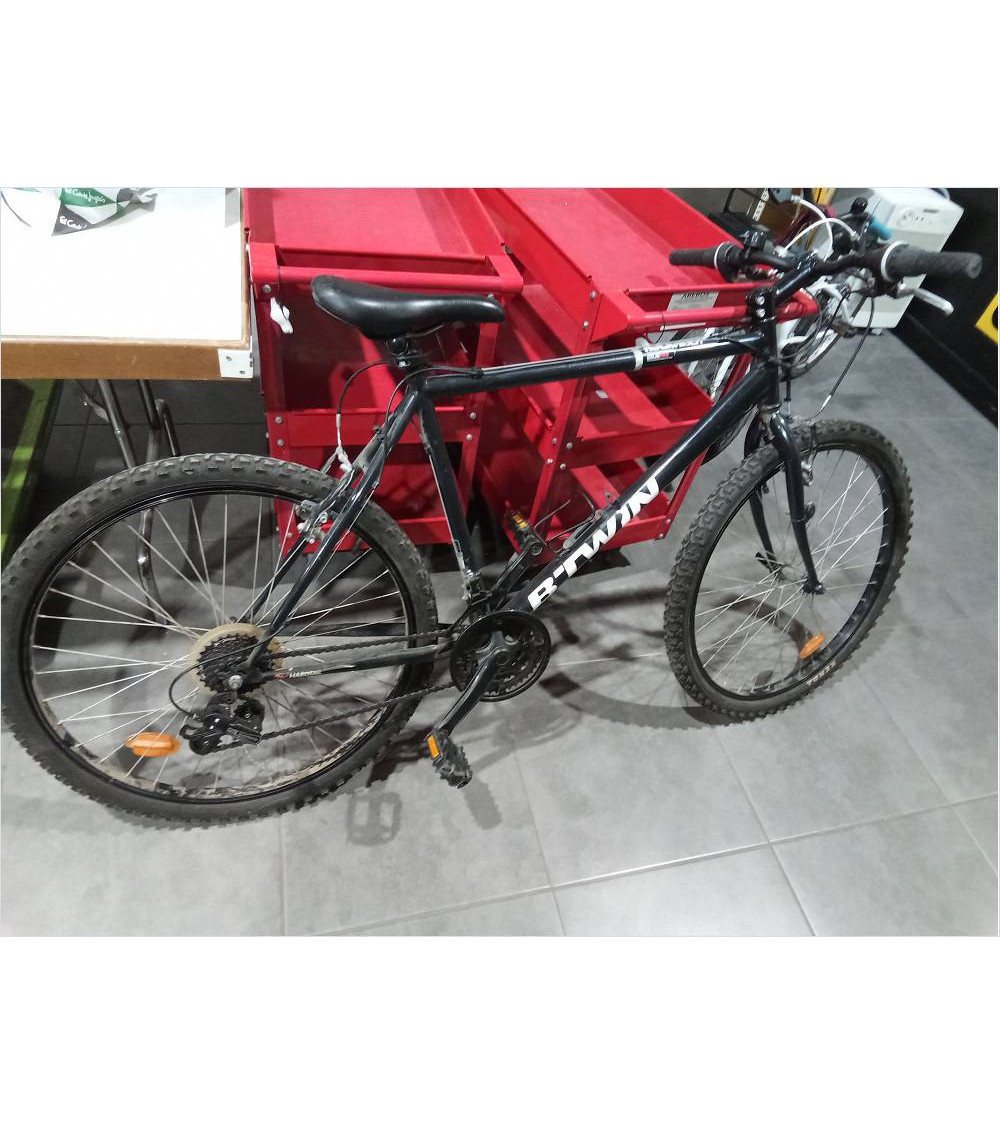 BICI BTWIN ROCRIDER NEGRA 