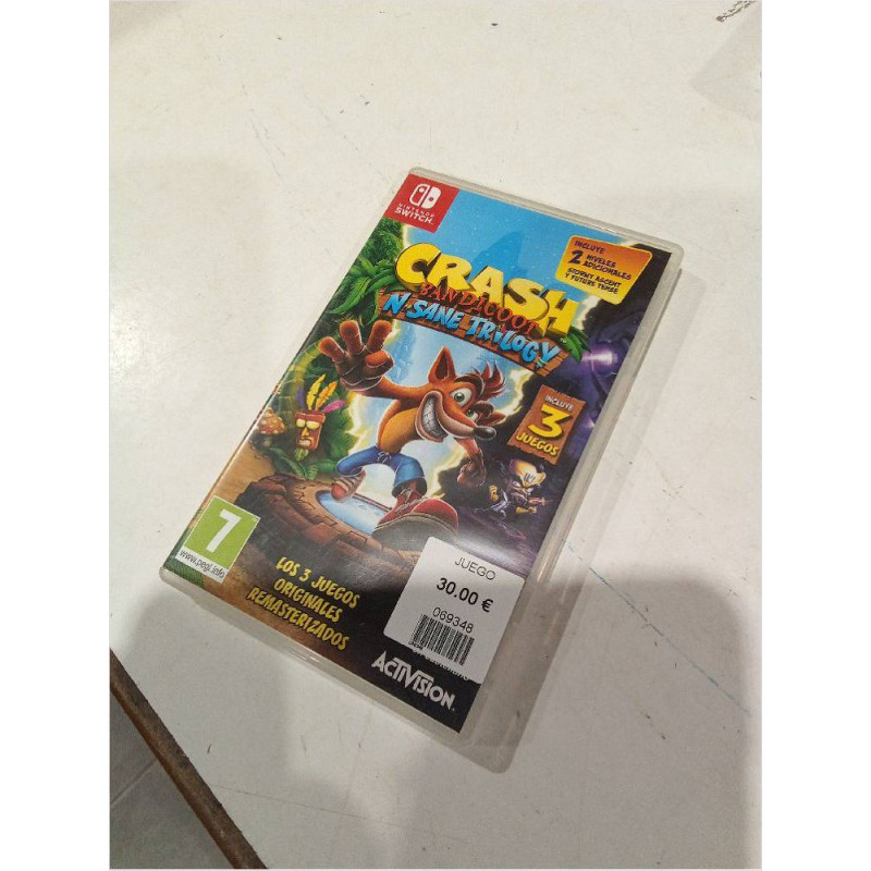 JUEGO NINTENDO SWITCH CRASH BANDICOOT