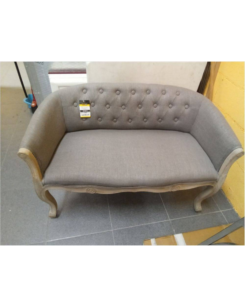 SOFA POLIESTER RUBBERWOOD 107X61X71 DECAPE