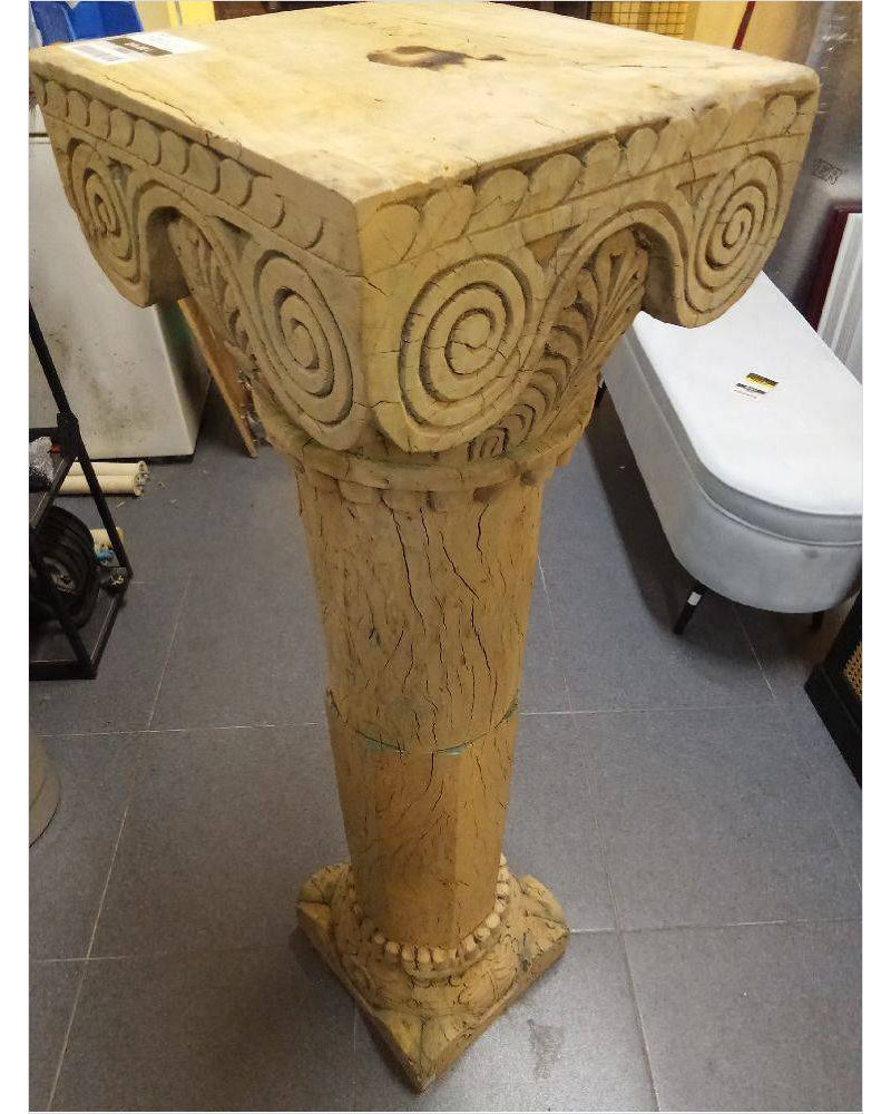 COLUMNA TALLADA PIEZA UNICA 30X30X114