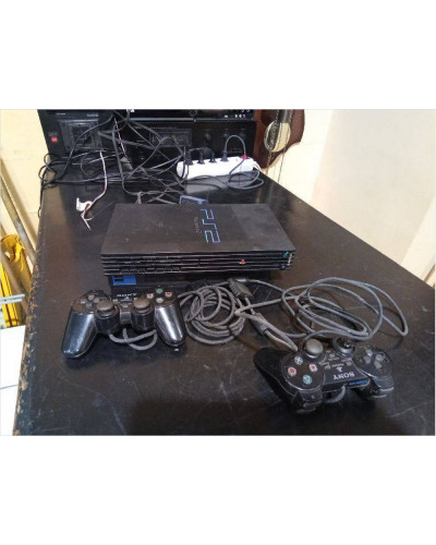 CONSOLA PS2 CON DOS MANDOS