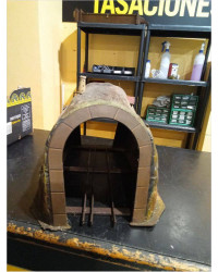 TUNEL MAQUETA TREN ANTIGUO