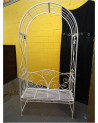 ARCO METAL 116X47X230 CON BANCO DESGASTADO BLANCO