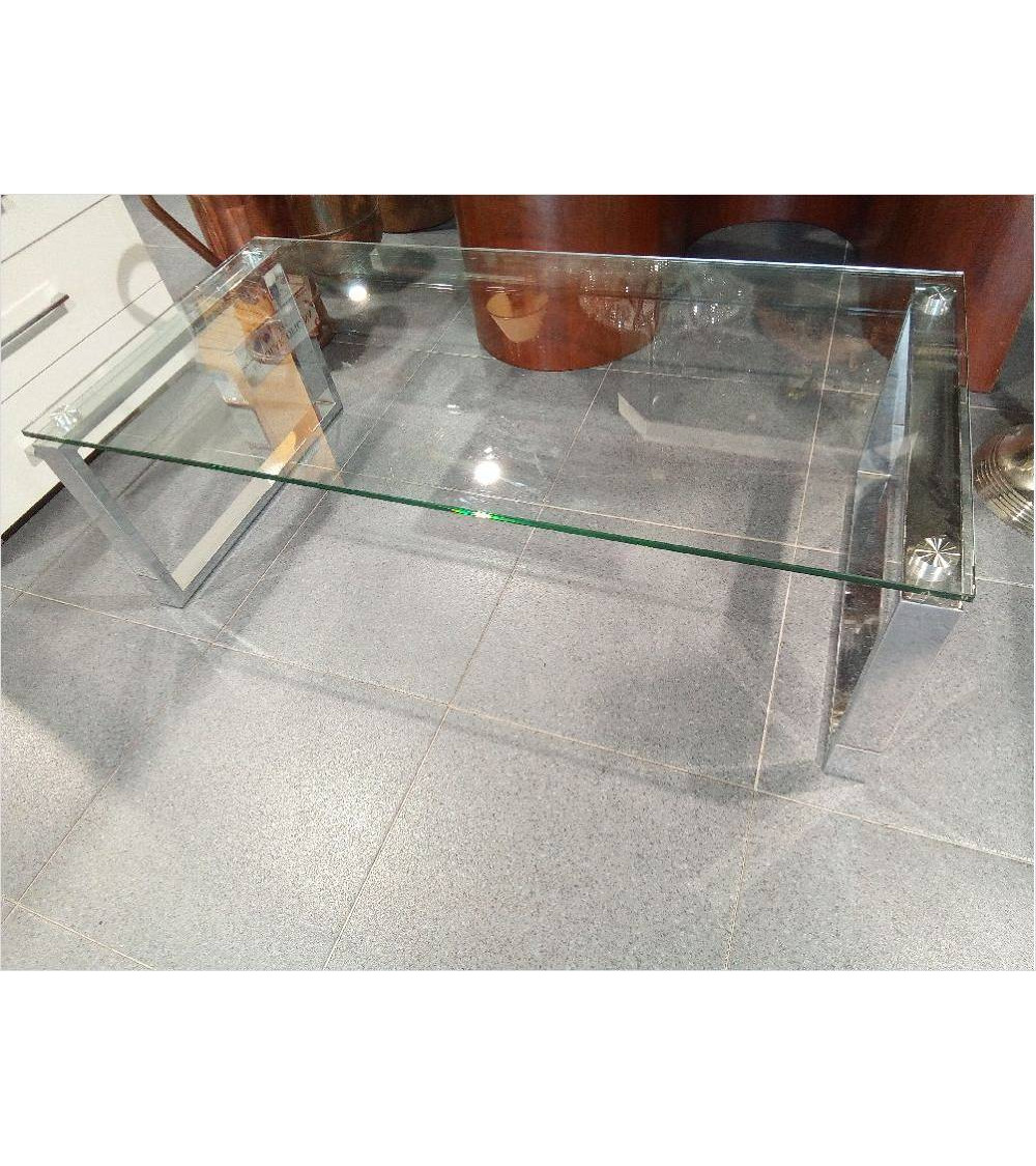 MESA CENTRO CRISTAL 110X55 CM