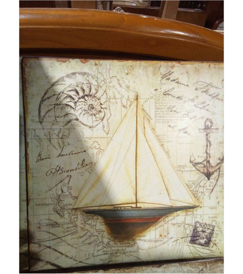 PLACA METALICA VELERO
