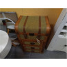 CAJONERA MADERA LIENZO 45X35X71.5 VERDE