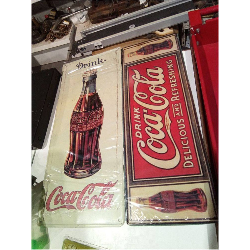 CARTEL COCACOLA METAL 