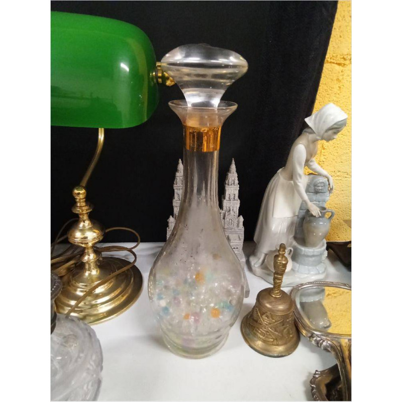 LICORERA CRISTAL FILO DORADO