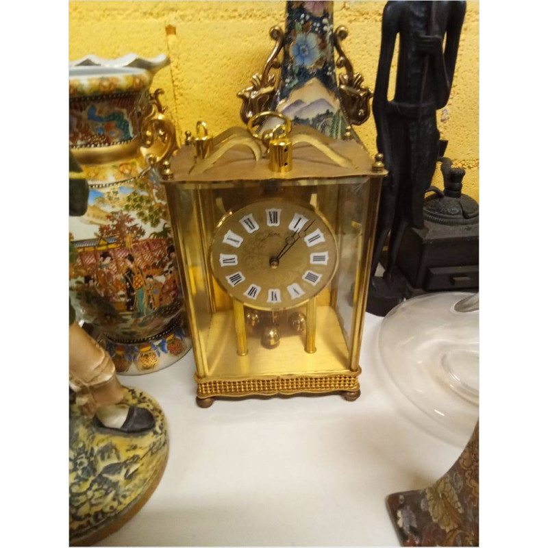 RELOJ KOMA DORADO CRISTAL 