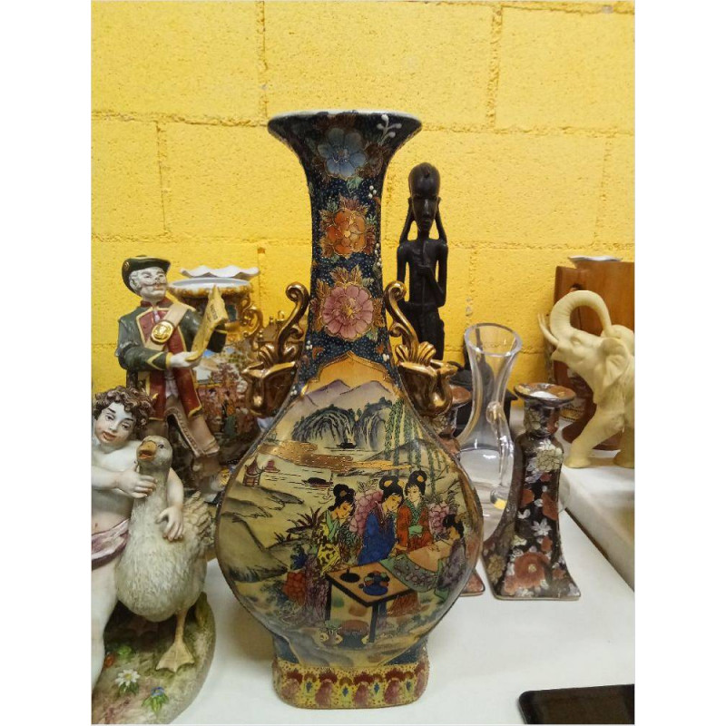 JARRON ORIENTAL DORADO 