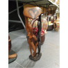 FIGURA PAREJA MADERA