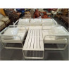SOFA SET 4 PZAS ALUMINIO 