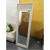 ESPEJO VESTIDOR MANGO RATAN 58X8X175 BLANCO ROTO