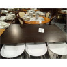 MESA COMEDOR WENGUE EXTENSIBLE 160-220 X 90