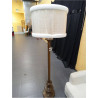 LAMPARA PIE MANGO ALGODON 50X50X166