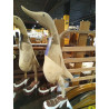 FIGURA MADERA 14X28X43 PATO CON ZAPATOS