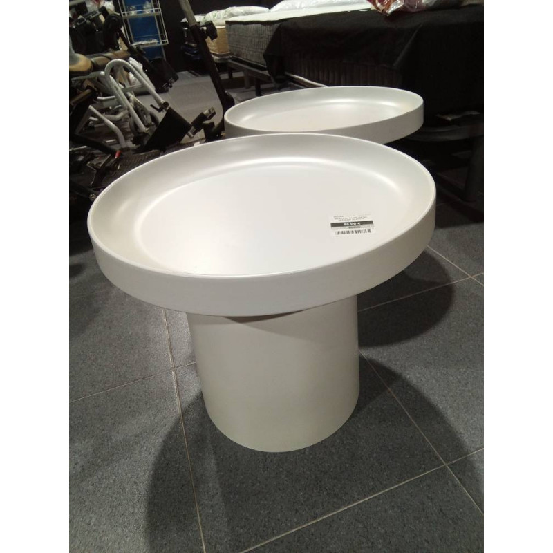 MESITA AUXILIAR METAL 50X50X47 BLANCO