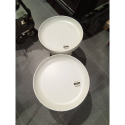MESITA AUXILIAR METAL 50X50X47 BLANCO