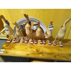 FIGURA MADERA 14X28X43 PATO...