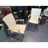 SILLA CROMADA Y PIEL