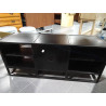 MUEBLE TV MADERA METAL 120X37X50 NEGRO