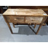 CONSOLA MANGO 95X35X76  NATURAL