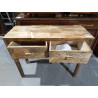 CONSOLA MANGO 95X35X76  NATURAL