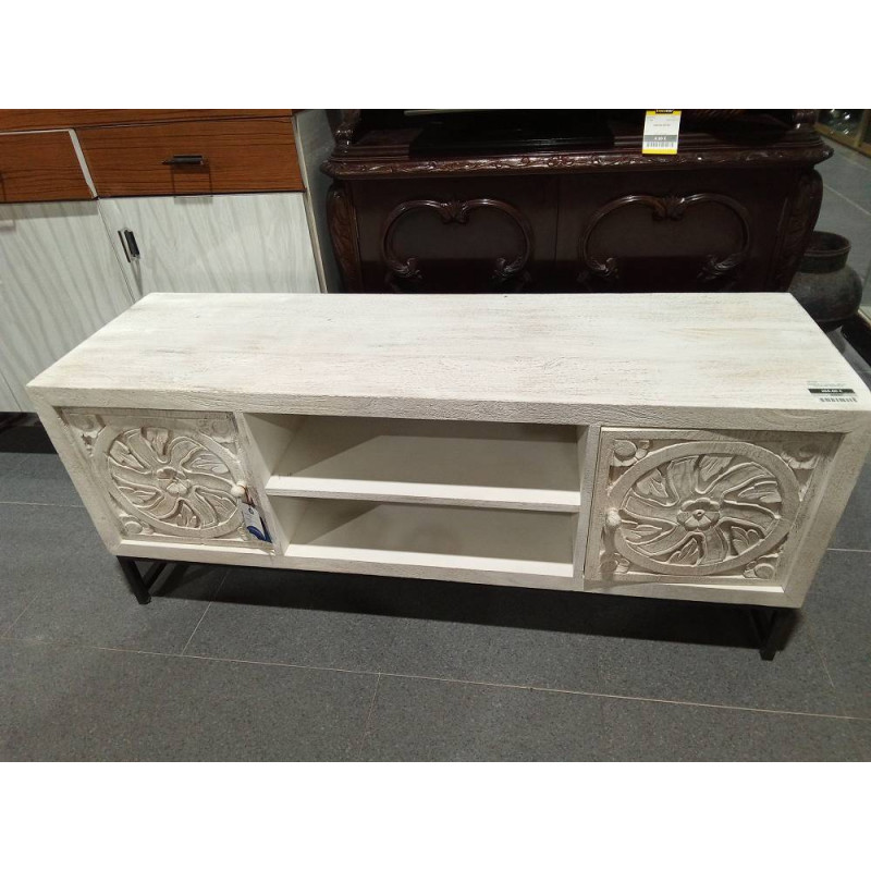 MUEBLE TV MANGO METAL 130X40X55 MANDALA