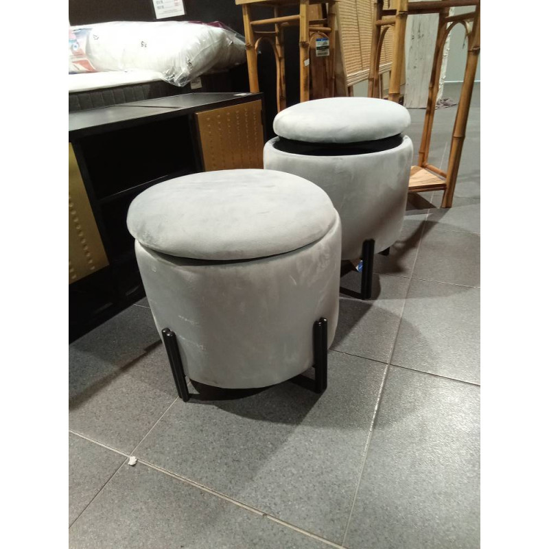 REPOSAPIES POLIESTER METAL 44X44X42 TAPA