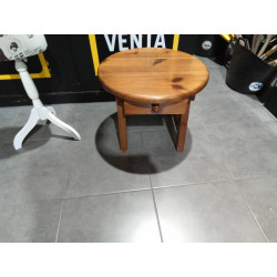 MESA AUX REDONDA 1 CAJON 