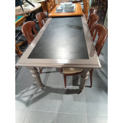 MESA LACADA GRIS 90X182