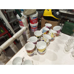 12 TAZAS COLORES