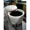 REPOSAPIES POLIESTER METAL 44X44X42 TAPA