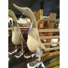 FIGURA MADERA 14X28X43 PATO CON ZAPATOS