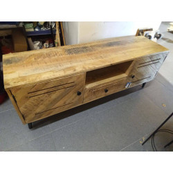 MUEBLE TV MANGO METAL...