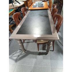 MESA LACADA GRIS 90X182