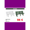BANCO JARDIN 145 BLANCO