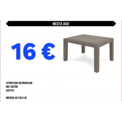 MESITA JACK 46X59X40 TAUPE