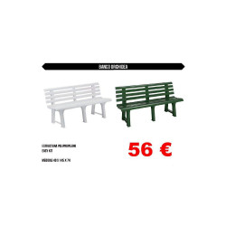 BANCO JARDIN 145 BLANCO
