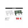 BANCO JARDIN 145 BLANCO