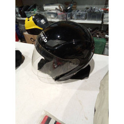 CASCO MOTO NEGRO T-M