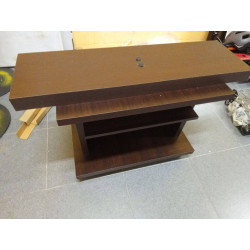 MESA TV RUEDAS WENGUE 